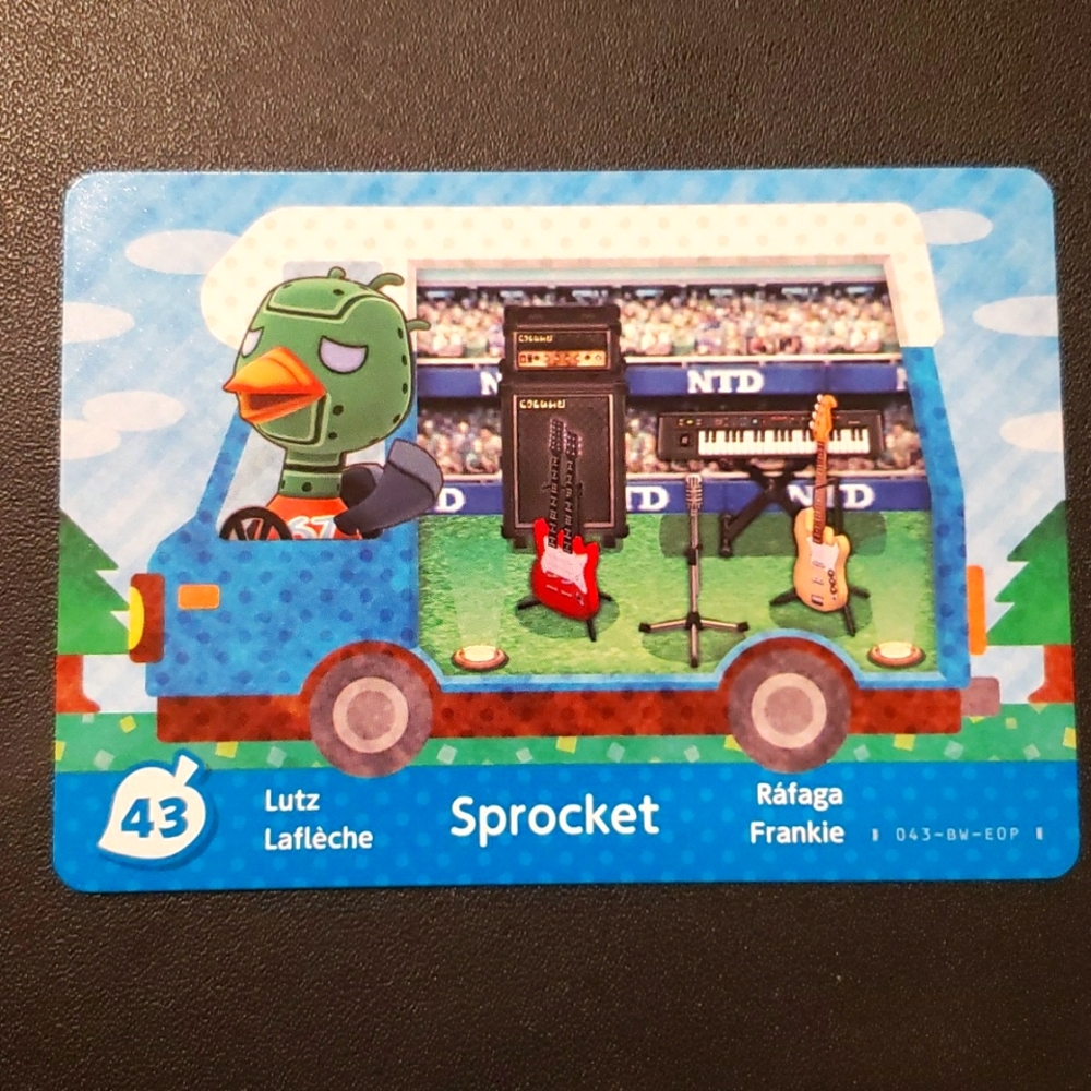 Sprocket 43 welcome amiibo RV series Nintendo merchandise switch